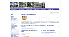 Desktop Screenshot of cityofbrooksville.us